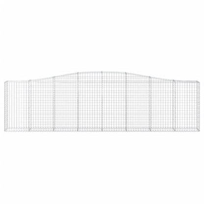 Schanskorven 20 st gewelfd 400x30x100/120 cm ijzer 20 400 x 30 x 100/120 cm