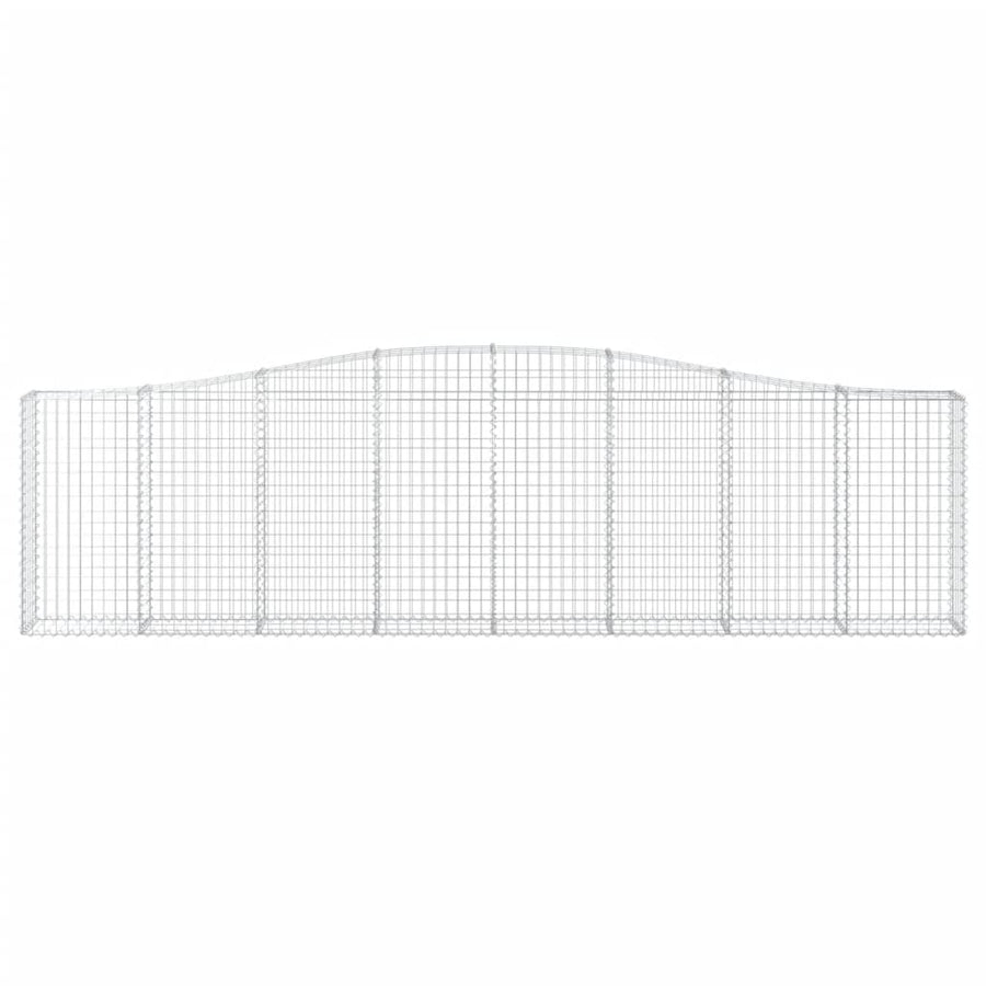 Schanskorven 20 st gewelfd 400x30x100/120 cm ijzer 20 400 x 30 x 100/120 cm