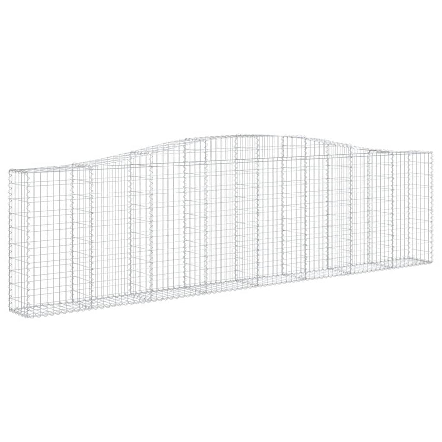 Schanskorven 25 st gewelfd 400x30x100/120 cm ijzer 25 400 x 30 x 100/120 cm