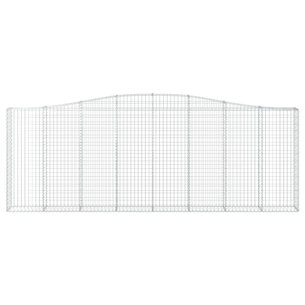 Schanskorven 3 st gewelfd 400x30x140/160 cm ijzer 3 400 x 30 x 140/160 cm