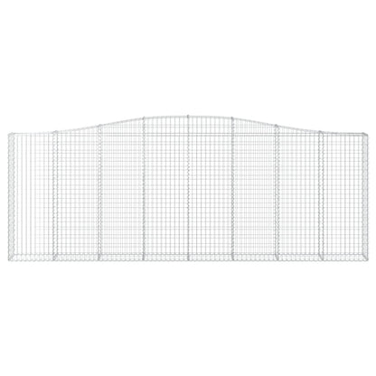 Schanskorven 3 st gewelfd 400x30x140/160 cm ijzer 3 400 x 30 x 140/160 cm