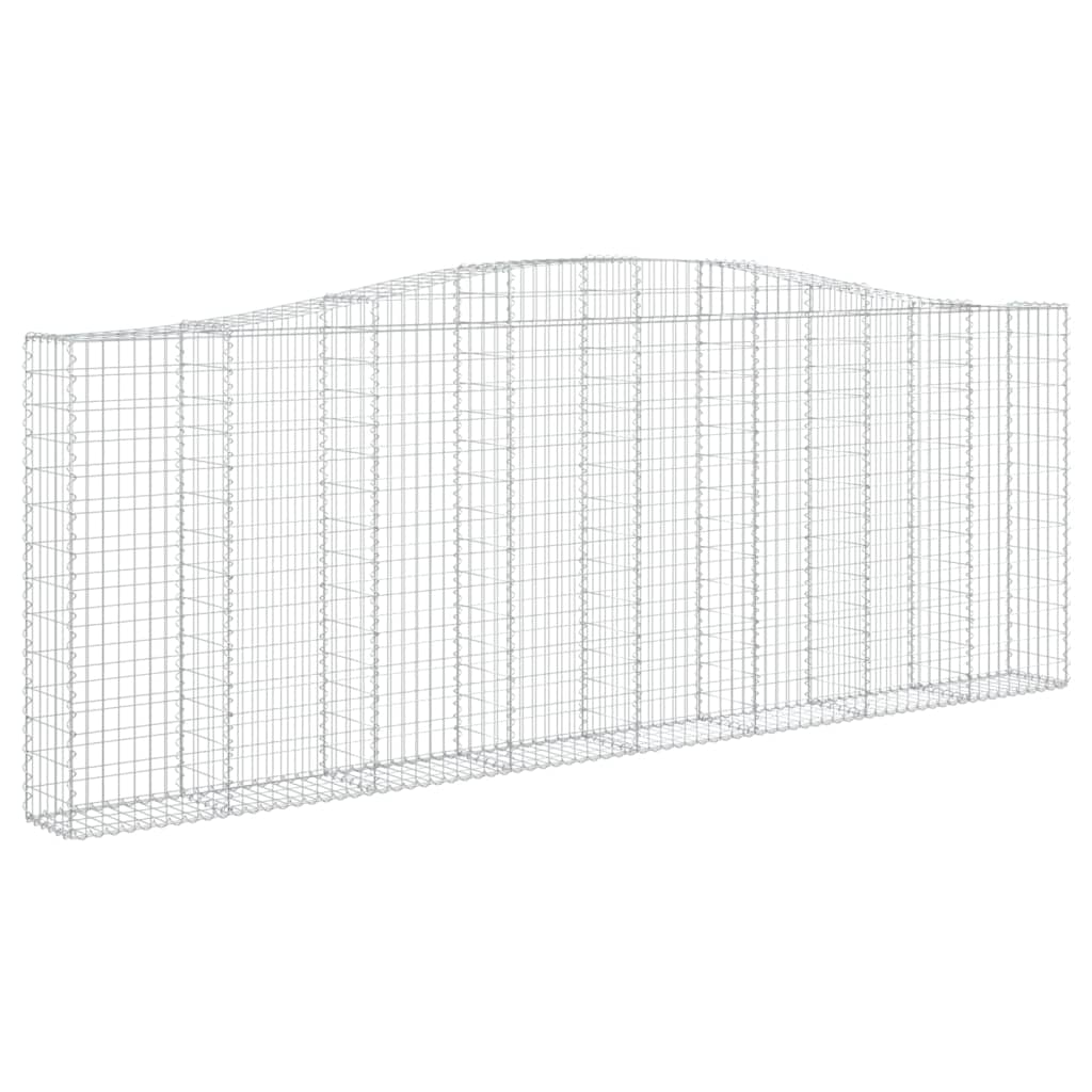 Schanskorven 20 st gewelfd 400x30x140/160 cm ijzer 20 400 x 30 x 140/160 cm