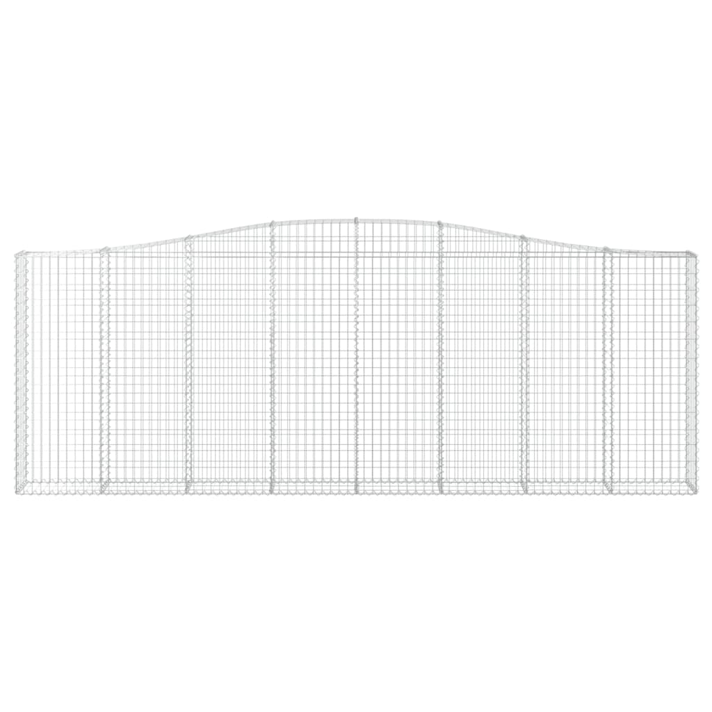 Schanskorven 20 st gewelfd 400x30x140/160 cm ijzer 20 400 x 30 x 140/160 cm