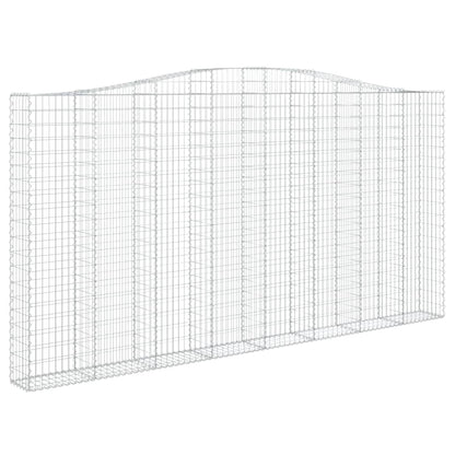 Schanskorven 2 st gewelfd 400x30x200/220 cm ijzer 2 400 x 30 x 200/220 cm