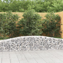 Schanskorven 2 st gewelfd 400x50x40/60 cm ijzer 2 400 x 50 x 40/60 cm
