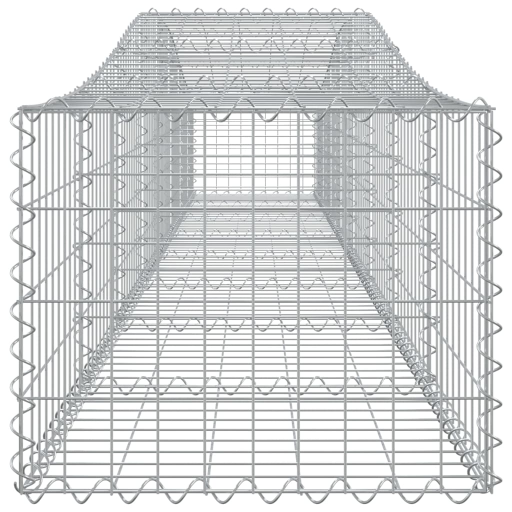 Schanskorven 6 st gewelfd 400x50x40/60 cm ijzer 6 400 x 50 x 40/60 cm