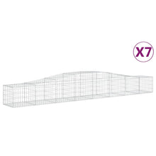Schanskorven 7 st gewelfd 400x50x40/60 cm ijzer 7 400 x 50 x 40/60 cm