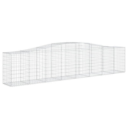 Schanskorven 2 st gewelfd 400x50x80/100 cmg ijzer 2 400 x 50 x 80/100 cm