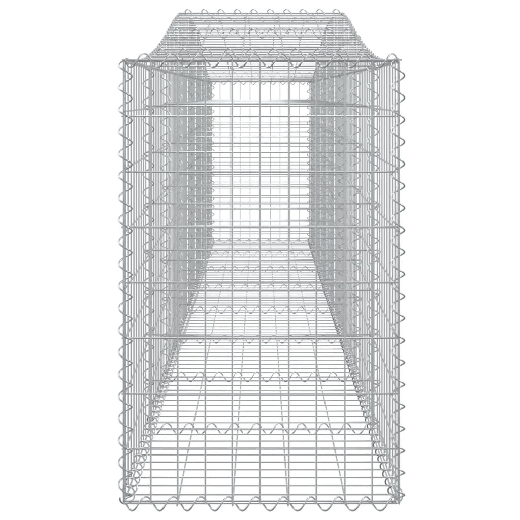Schanskorven 2 st gewelfd 400x50x80/100 cmg ijzer 2 400 x 50 x 80/100 cm
