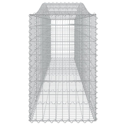 Schanskorven 2 st gewelfd 400x50x80/100 cmg ijzer 2 400 x 50 x 80/100 cm