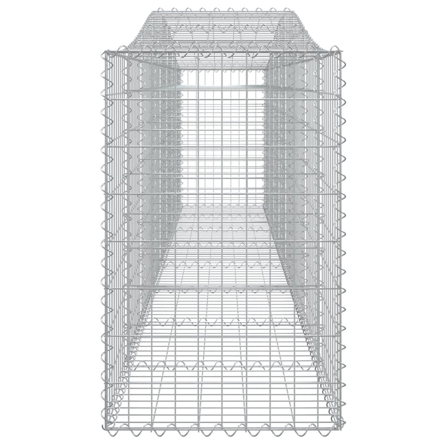 Schanskorven 2 st gewelfd 400x50x80/100 cmg ijzer 2 400 x 50 x 80/100 cm