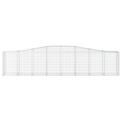 Schanskorven 25 st gewelfd 400x50x80/100 cm ijzer 25 400 x 50 x 80/100 cm