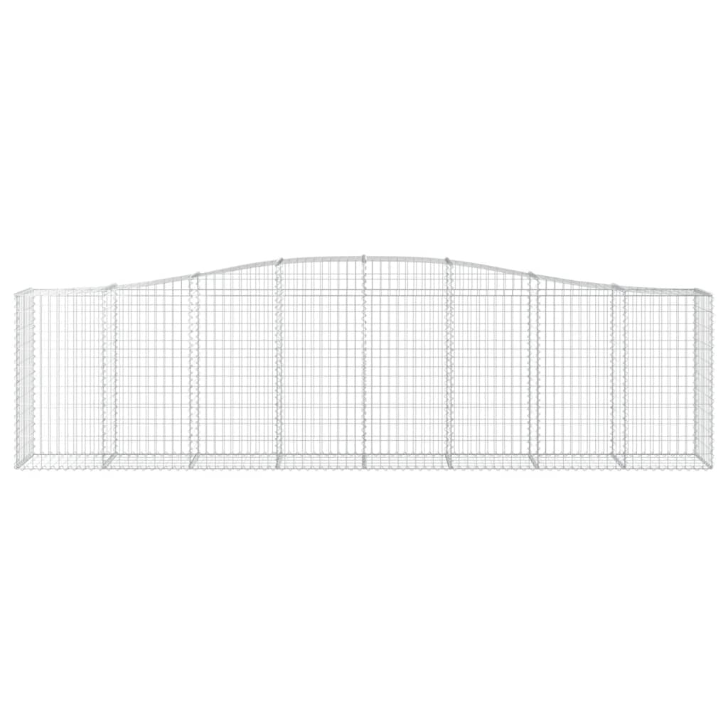 Schanskorven 6 st gewelfd 400x50x100/120 cm ijzer 6 400 x 50 x 100/120 cm