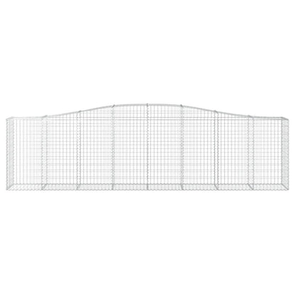 Schanskorven 6 st gewelfd 400x50x100/120 cm ijzer 6 400 x 50 x 100/120 cm
