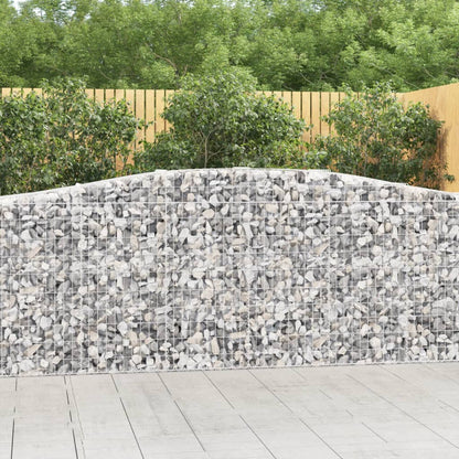 Schanskorven 7 st gewelfd 400x50x100/120 cm ijzer 7 400 x 50 x 100/120 cm