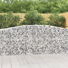 Schanskorven 8 st gewelfd 400x50x100/120 cm ijzer 8 400 x 50 x 100/120 cm