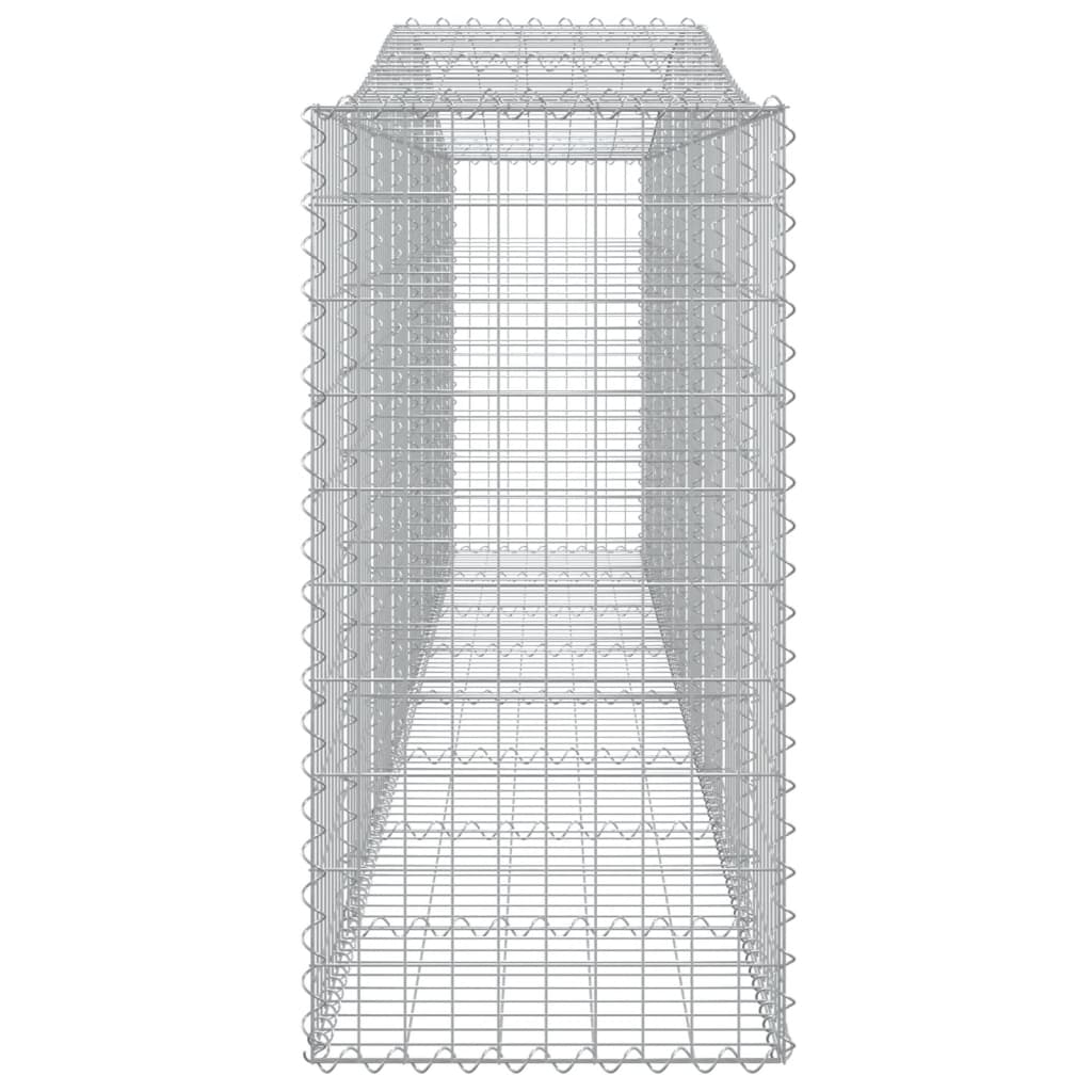 Schanskorven 15 st gewelfd 400x50x100/120 cm ijzer 15 400 x 50 x 100/120 cm