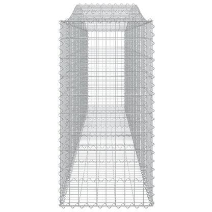 Schanskorven 15 st gewelfd 400x50x100/120 cm ijzer 15 400 x 50 x 100/120 cm