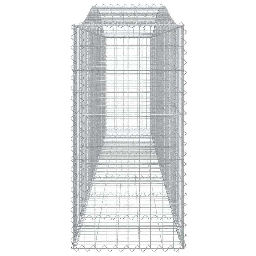 Schanskorven 15 st gewelfd 400x50x100/120 cm ijzer 15 400 x 50 x 100/120 cm