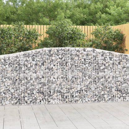 Schanskorven 15 st gewelfd 400x50x100/120 cm ijzer 15 400 x 50 x 100/120 cm