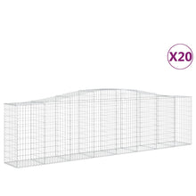 Schanskorven 20 st gewelfd 400x50x100/120 cm ijzer 20 400 x 50 x 100/120 cm