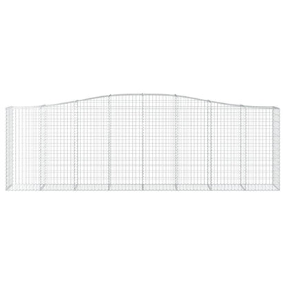 Schanskorven 7 st gewelfd 400x50x120/140 cm ijzer 7 400 x 50 x 120/140 cm