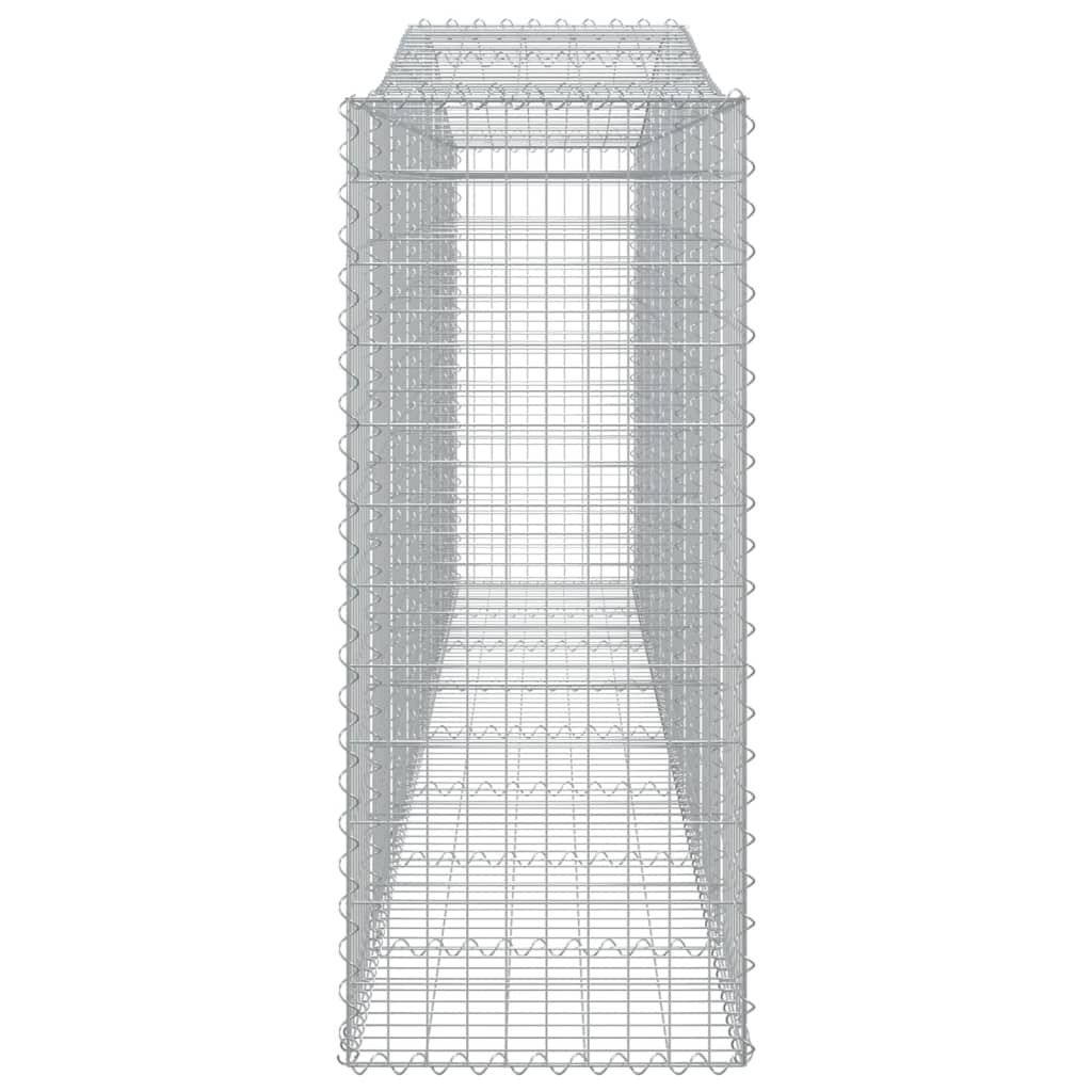 Schanskorven 7 st gewelfd 400x50x120/140 cm ijzer 7 400 x 50 x 120/140 cm