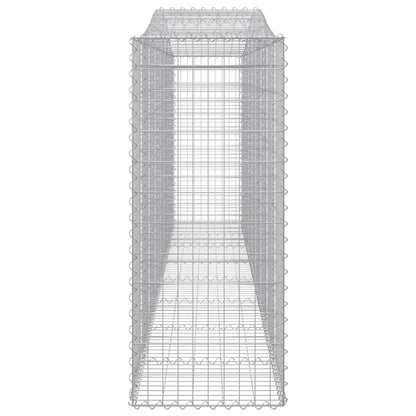 Schanskorven 7 st gewelfd 400x50x120/140 cm ijzer 7 400 x 50 x 120/140 cm