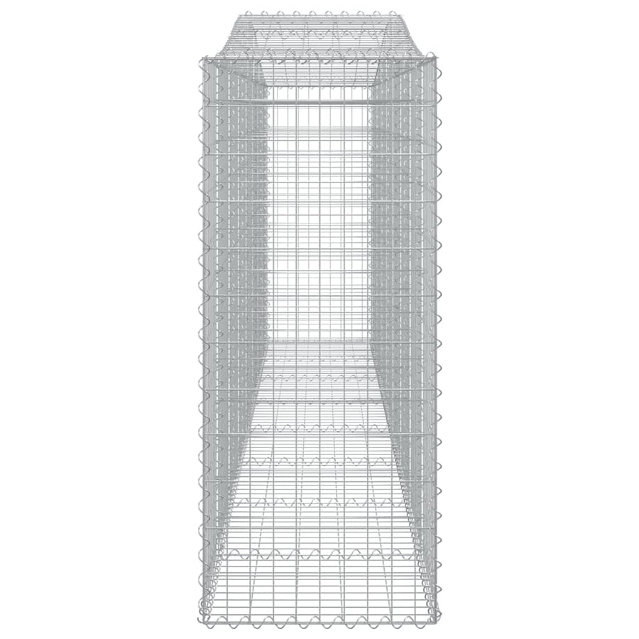 Schanskorven 15 st gewelfd 400x50x120/140 cm ijzer 15 400 x 50 x 120/140 cm