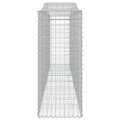 Schanskorven 20 st gewelfd 400x50x120/140 cm ijzer 20 400 x 50 x 120/140 cm