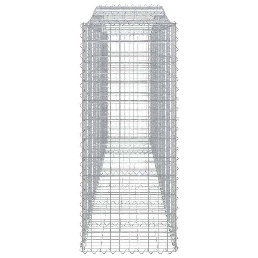 Schanskorven 20 st gewelfd 400x50x120/140 cm ijzer 20 400 x 50 x 120/140 cm