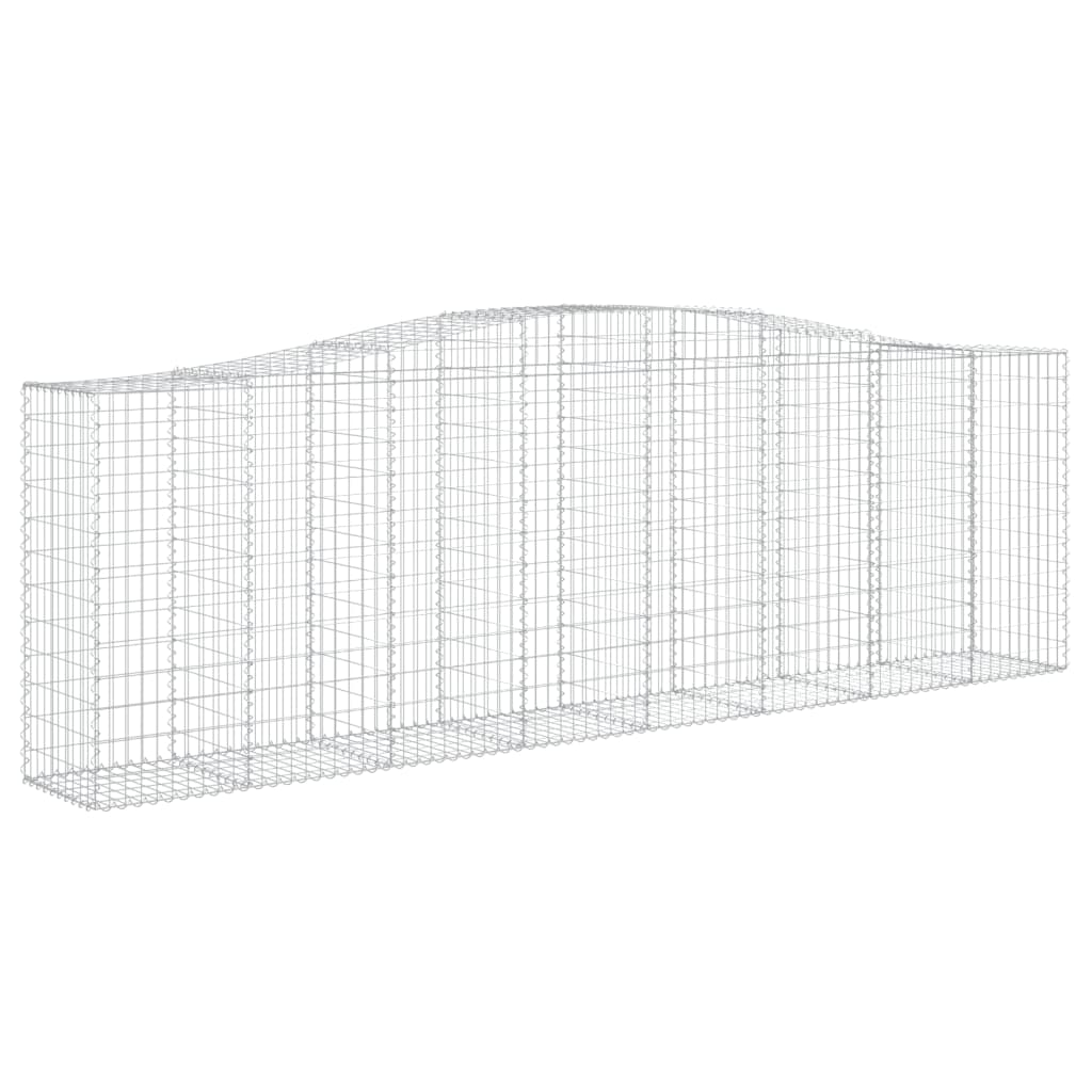 Schanskorven 25 st gewelfd 400x50x120/140 cm ijzer 25 400 x 50 x 120/140 cm