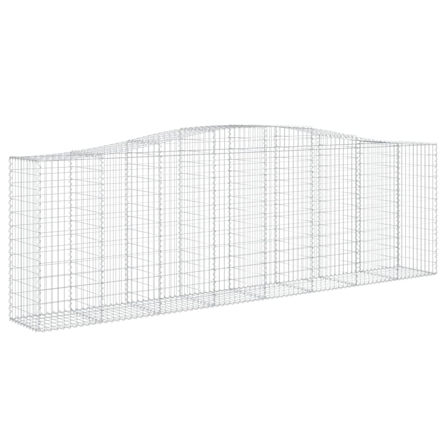 Schanskorven 25 st gewelfd 400x50x120/140 cm ijzer 25 400 x 50 x 120/140 cm