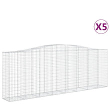 Schanskorven 5 st gewelfd 400x50x140/160 cm ijzer 5 400 x 50 x 140/160 cm
