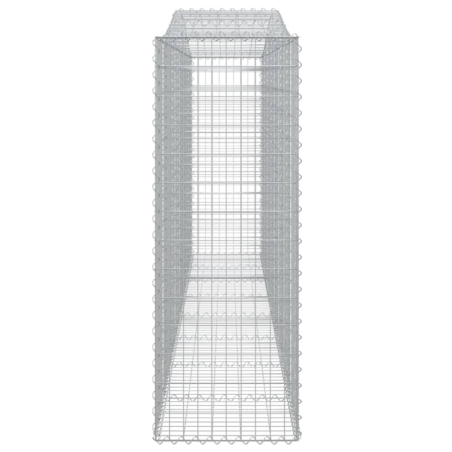 Schanskorven 5 st gewelfd 400x50x140/160 cm ijzer 5 400 x 50 x 140/160 cm