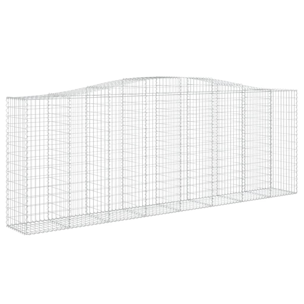 Schanskorven 6 st gewelfd 400x50x140/160 cm ijzer 6 400 x 50 x 140/160 cm