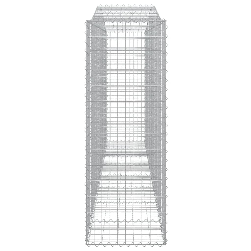 Schanskorven 6 st gewelfd 400x50x140/160 cm ijzer 6 400 x 50 x 140/160 cm