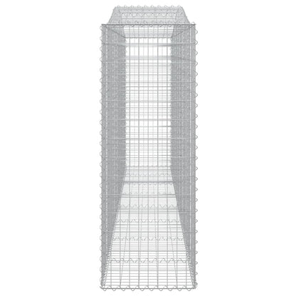 Schanskorven 6 st gewelfd 400x50x140/160 cm ijzer 6 400 x 50 x 140/160 cm