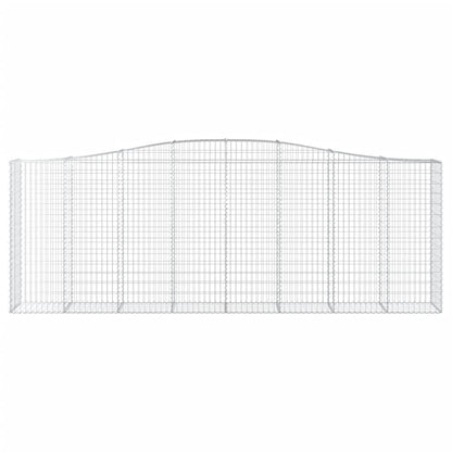 Schanskorven 9 st gewelfd 400x50x140/160 cm ijzer 9 400 x 50 x 140/160 cm