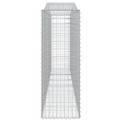 Schanskorven 9 st gewelfd 400x50x140/160 cm ijzer 9 400 x 50 x 140/160 cm