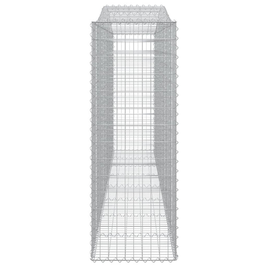 Schanskorven 9 st gewelfd 400x50x140/160 cm ijzer 9 400 x 50 x 140/160 cm