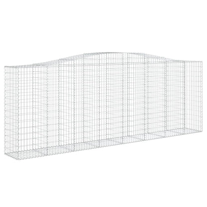 Schanskorven 10 st gewelfd 400x50x140/160 cm ijzer 10 400 x 50 x 140/160 cm