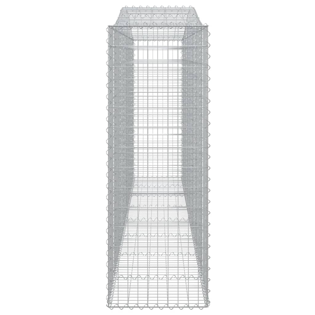 Schanskorven 15 st gewelfd 400x50x140/160 cm ijzer 15 400 x 50 x 140/160 cm