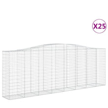 Schanskorven 25 st gewelfd 400x50x140/160 cm ijzer 25 400 x 50 x 140/160 cm