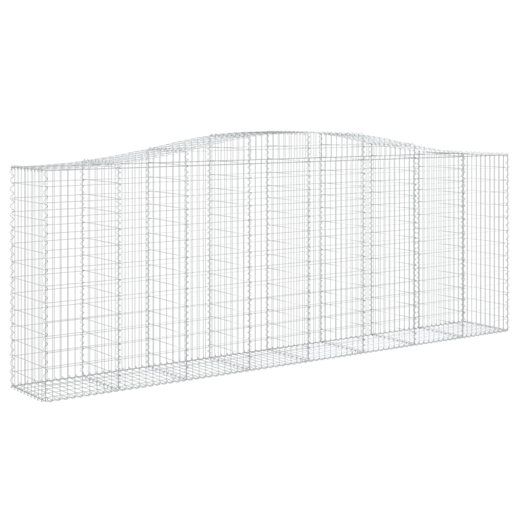 Schanskorven 25 st gewelfd 400x50x140/160 cm ijzer 25 400 x 50 x 140/160 cm