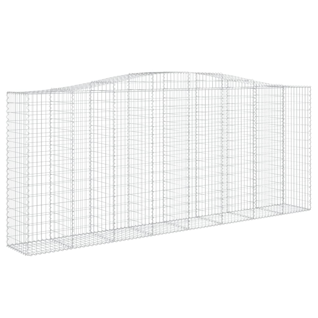 Schanskorven 7 st gewelfd 400x50x160/180 cm ijzer 7 400 x 50 x 160/180 cm