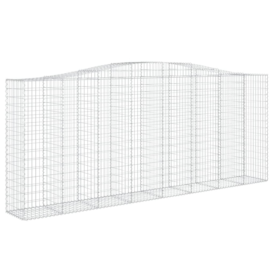 Schanskorven 7 st gewelfd 400x50x160/180 cm ijzer 7 400 x 50 x 160/180 cm