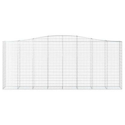 Schanskorven 7 st gewelfd 400x50x160/180 cm ijzer 7 400 x 50 x 160/180 cm