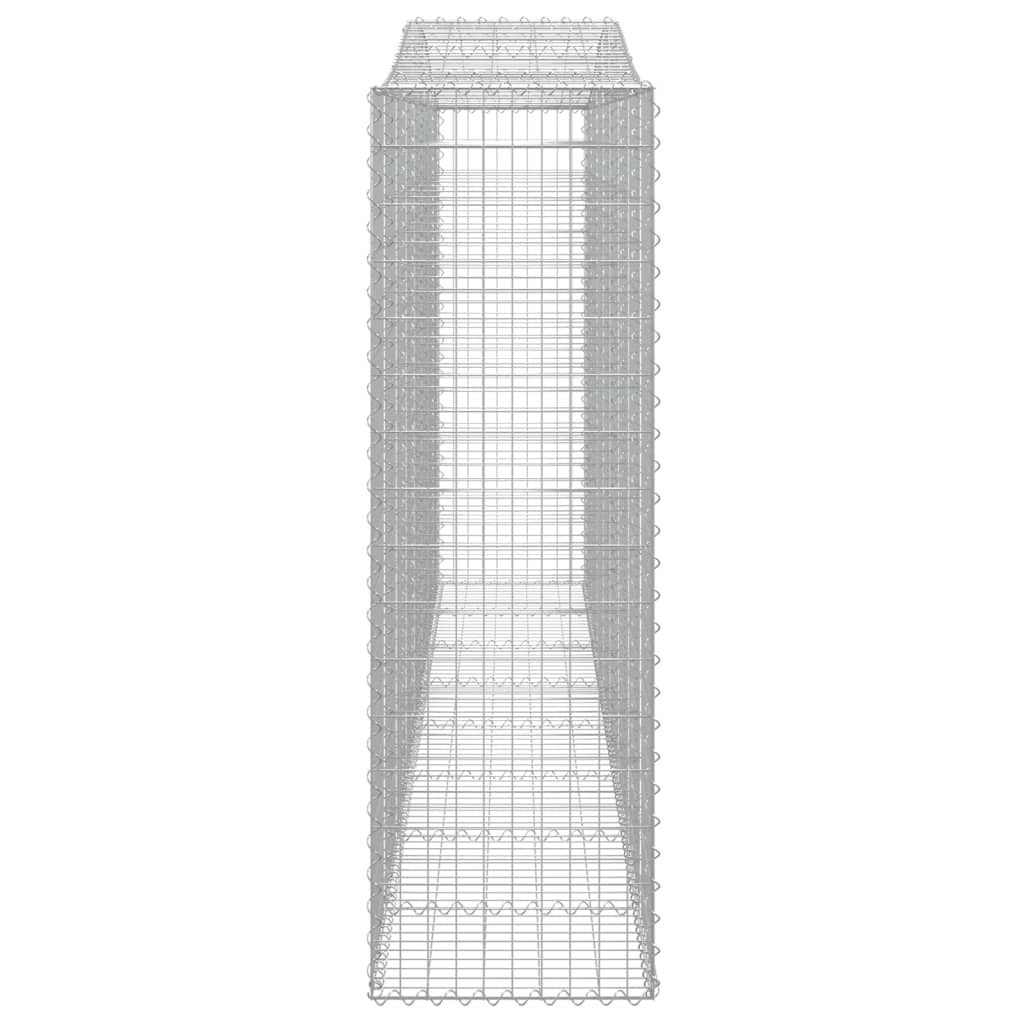 Schanskorven 7 st gewelfd 400x50x160/180 cm ijzer 7 400 x 50 x 160/180 cm