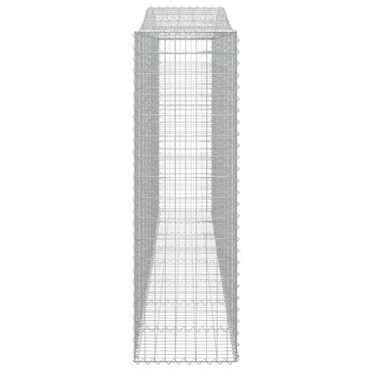 Schanskorven 7 st gewelfd 400x50x160/180 cm ijzer 7 400 x 50 x 160/180 cm